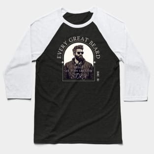 Every Great Beard - Bloke 101 Design Baseball T-Shirt